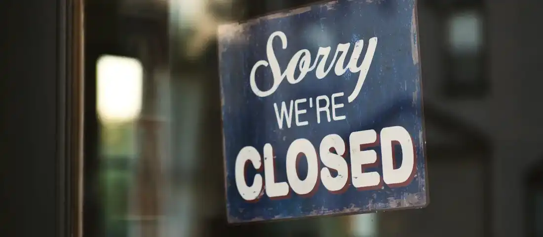 Vereinsgaststätte "Stammtisch" geschlossen