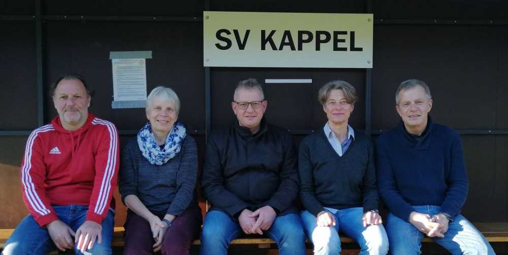 v.l.n.r: Andreas Lehr, Cristina Schlegelmilch, Klaus Nerz, Petra Gelfort, Oliver Schaarschmidt