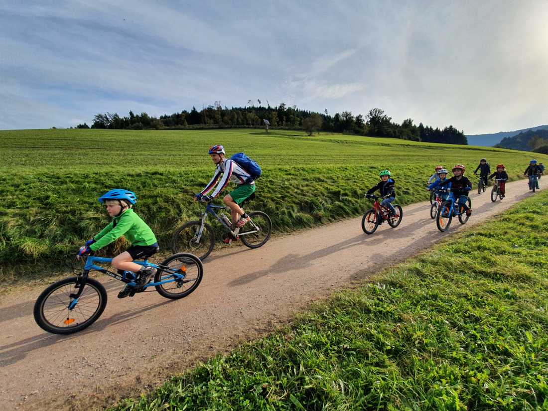 Mountainbike-Training für 6-9 jährige Kinder