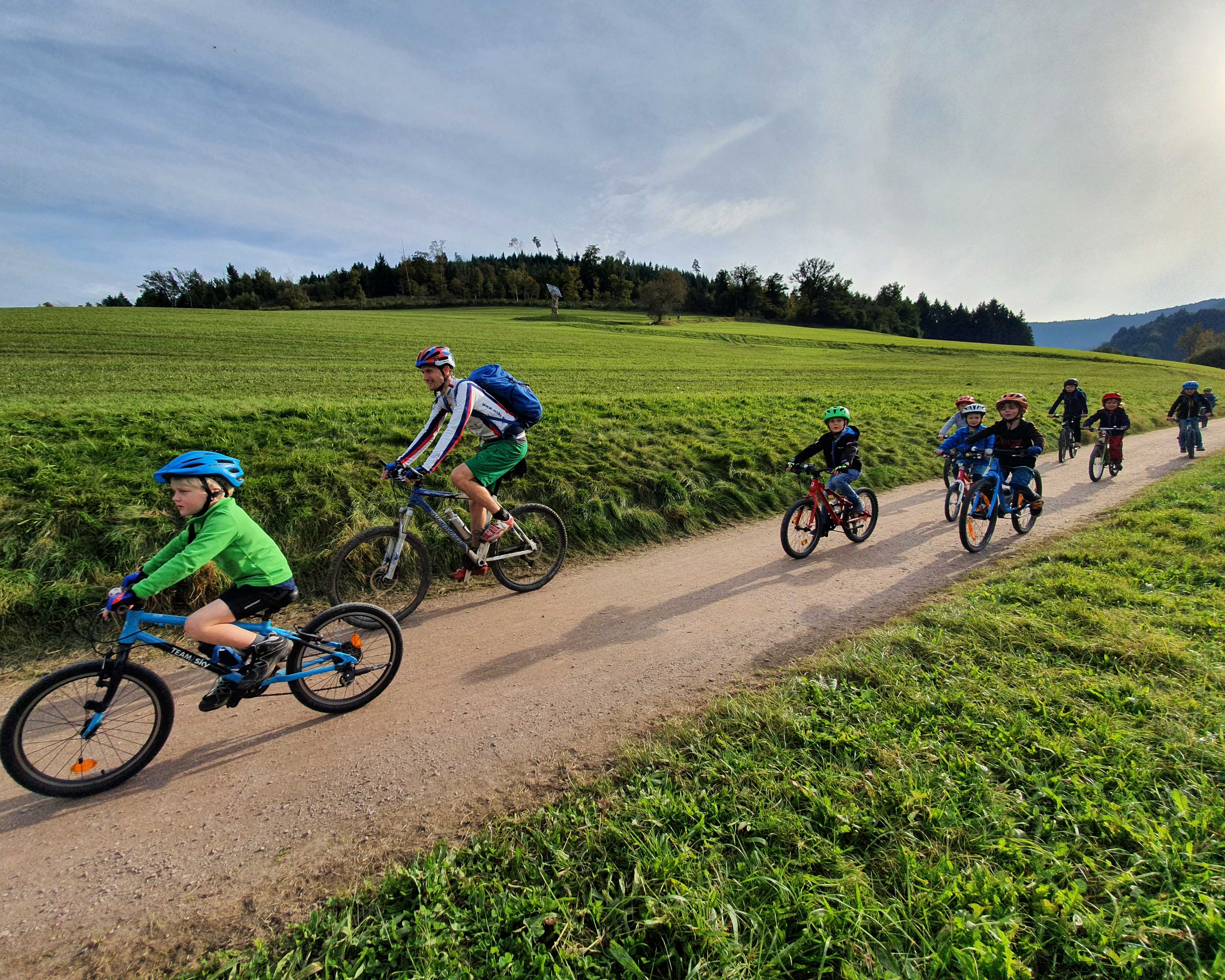 Mountainbike-Training für 6-9 jährige Kinder