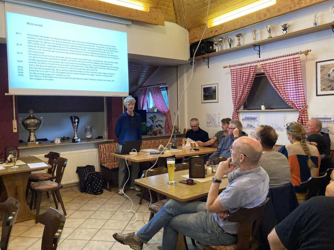 Unser neues Sportheim – Bericht zur Informationsveranstaltung